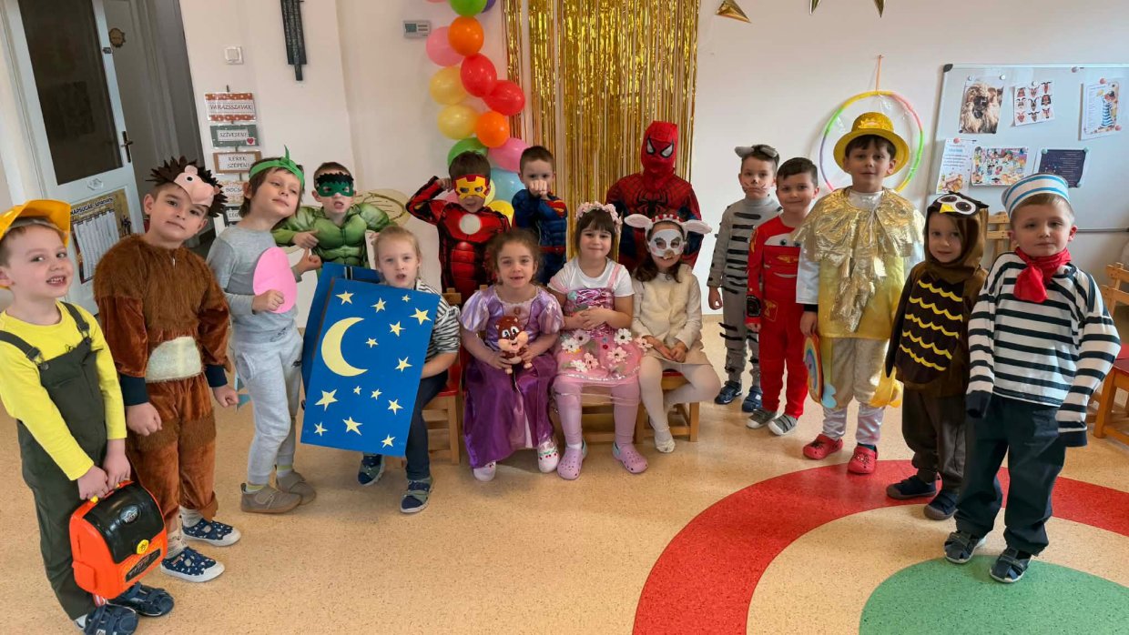 Farsang a Református Óvoda Pitypang épületében