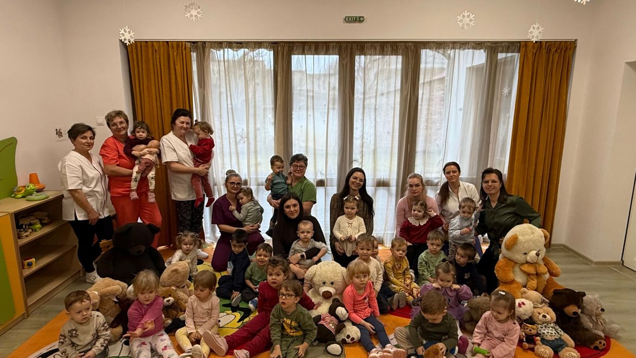 Vidám Mackó-nap a Napsugár Bölcsődében